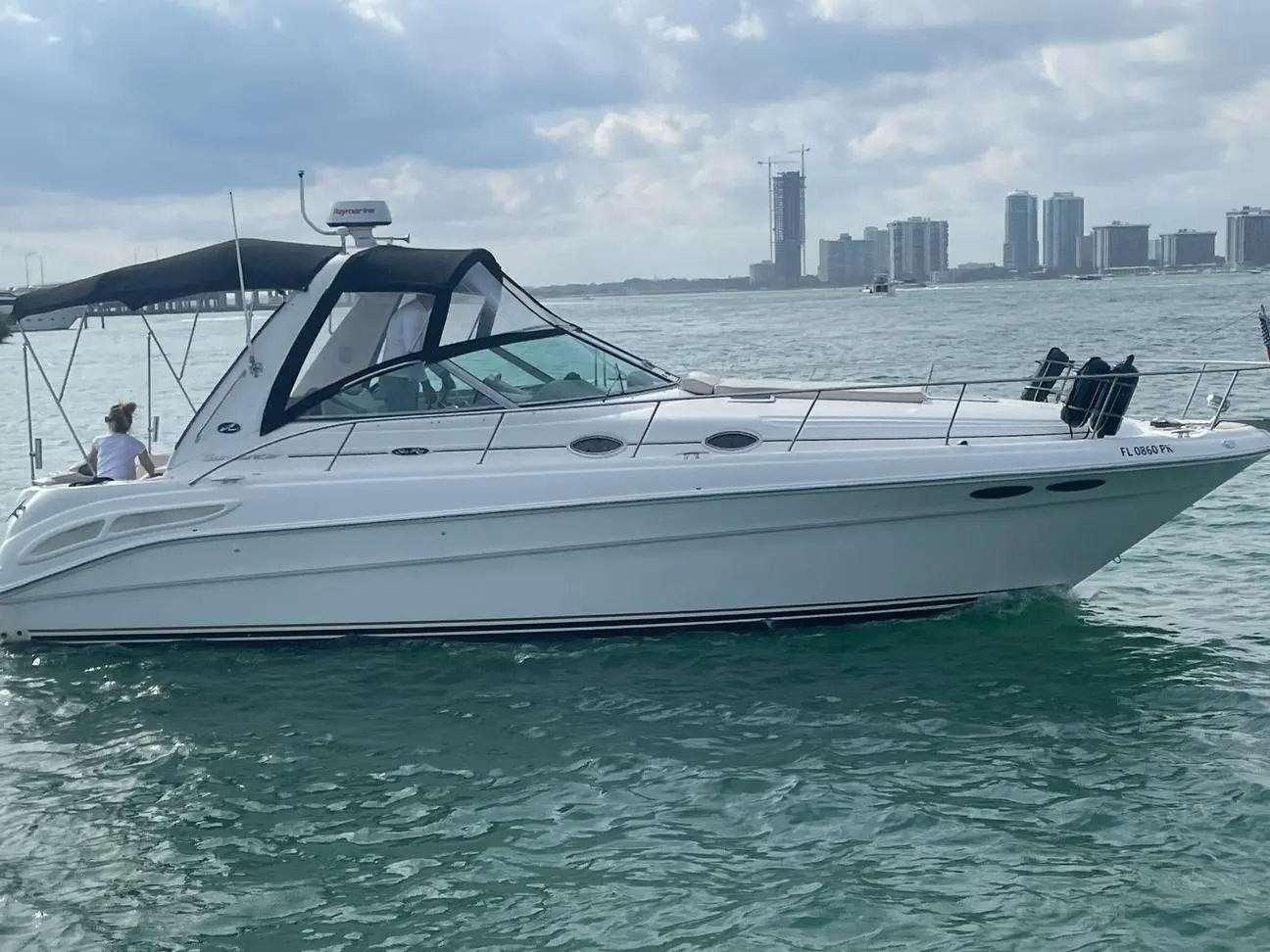 37ft "Matchpoint" Sundancer! Miami yacht rental 2