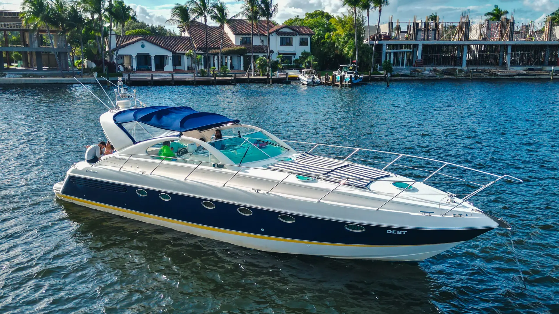 50FT FAIRLINE FORT LAUDERDALE Fort Lauderdale yacht rental 2